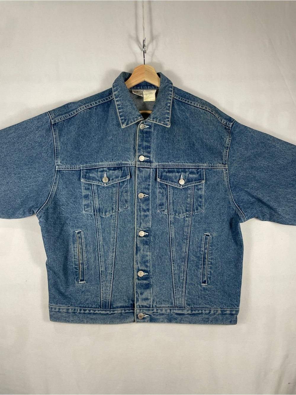 Vtg Disney Snow White 7 Dwarfs Blue Denim Jean Jacket Mens Sz L - Picture 8 of 10